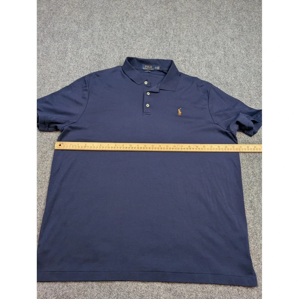 Polo Ralph Lauren Polo Shirt Mens‎ XL Navy Blue Classic Fit Embroidered Pony